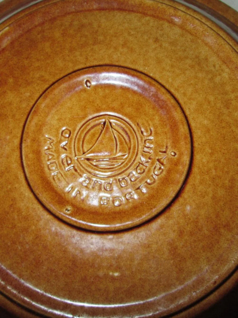vtg 2 pc 12 in apple pie plate made in Portugal Very good condition